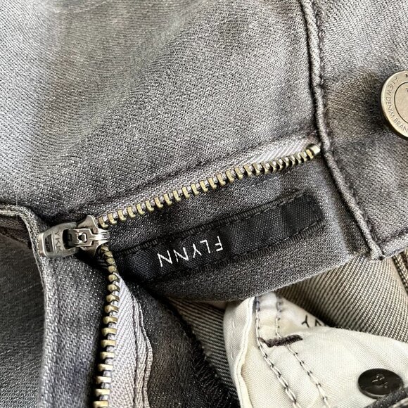 A.N.D. A New Denim Brand Mid Rise Ankle Skinny Jeans Grey - Picture 7 of 9